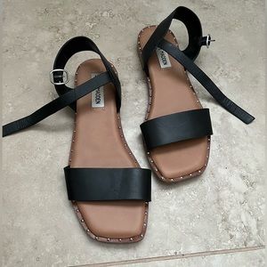 Steve Madden Black Studded Sandals sz. 6.5